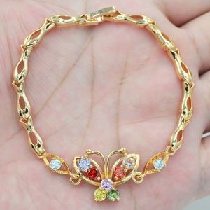 ❤️gorgeous multicolor topaz zircon 18K gold